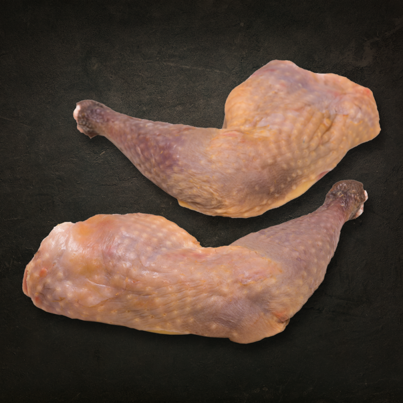 Pintade découpé en 6 (2 filets, 2 cuisses, 2 ailes)